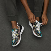 She Breathes Through Music Men’s Athletic Shoes - Beyond T-shirts